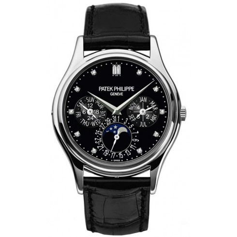 Replica Patek Philippe Grand Complications Black Diamond Dial Automatic Men's Watch 5140P-013 Watch