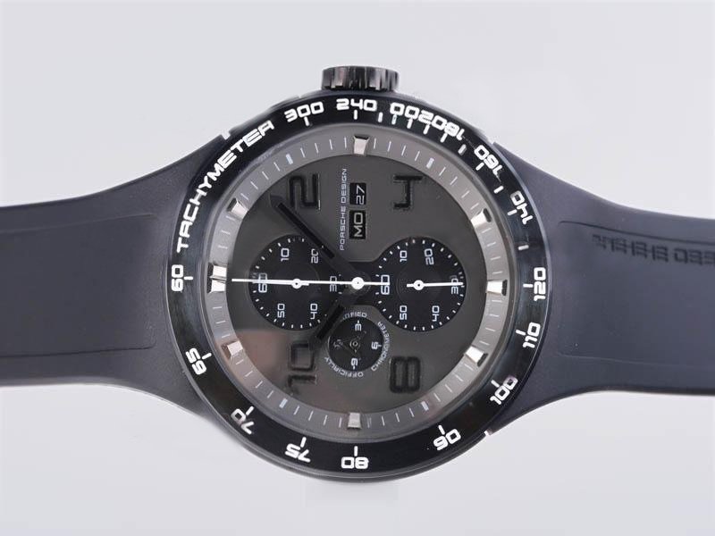 Porsche Design Flat 6 Chronograph 43598 Grey Dial Quartz 43mm Watch watches