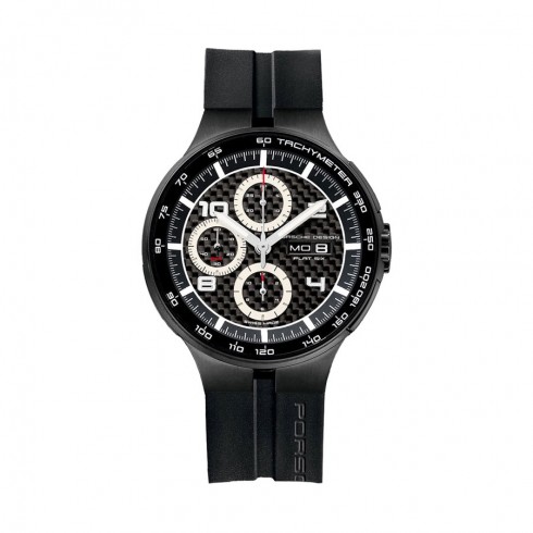 Porsche Design P6340 Flat Six Carbon Fiber Black Dial Chronograph Automatic Men's Watch 636043041254 watches