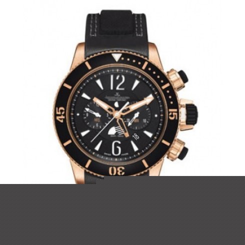 Jaeger LeCoultre Master Compressor Diving Black Dial Chronograph 18kt Rose Gold Men's Watch Q1782470 watches