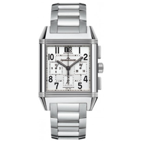 Jaeger LeCoultre Reverso Squadra Silver Dial Chronograph Men's Watch Q7018120 watches
