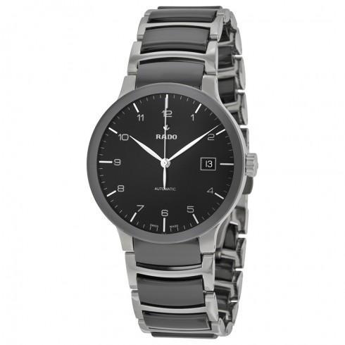 Rado Centrix Automatic Black Dial Two-Tone Ceramic Men's Watch R30941162 watches