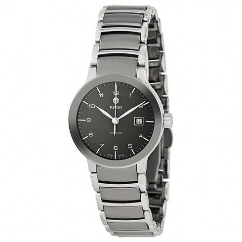 Rado Centrix Automatic Ceramic and Stainless Steel Ladies Watch R30940112 watches