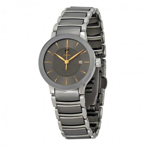 Rado Centrix Automatic Stainless Steel and Ceramic Ladies Watch R30940132 watches