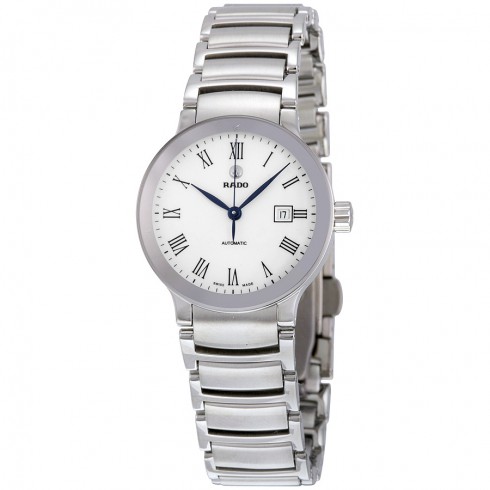 Rado Centrix Automatic White Dial Stainless Steel Ladies Watch R30940013 watches