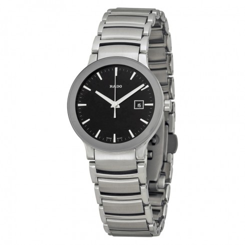 Rado Centrix Black Dial Stainless Steel Unisex Watch R30928153 watches
