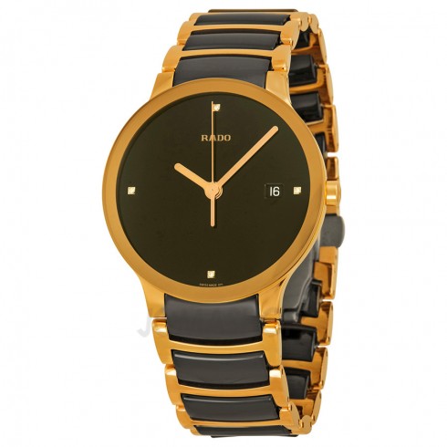 Rado Centrix Jubile Black Dial Black Ceramic Men's Watch R30554712 watches