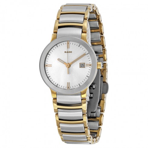 Rado Centrix Jubile Silver Dial Two-tone Ladies Watch R30932103 watches