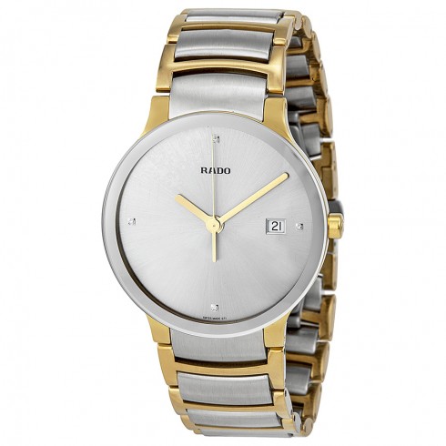 Rado Centrix Jubile Silver Dial Two-tone Men's Watch R30931713 watches