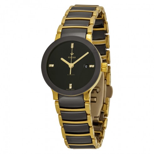 Rado Centrix S Automatic Black Dial Black Ceramic Ladies Watch R30034712 watches