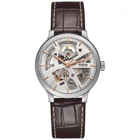 Rado Centrix Silver Skeleton Dial Automatic Men's Watch R30179105 watches