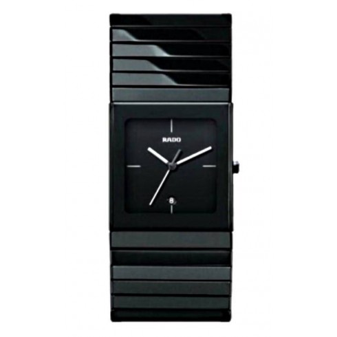 Rado Ceramica Quartz Black Dial Black Ceramic Men's Watch R21716242 watches