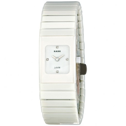 Rado Ceramica Small Jubile White Diamond Dial Ladies Watch R21712702 watches