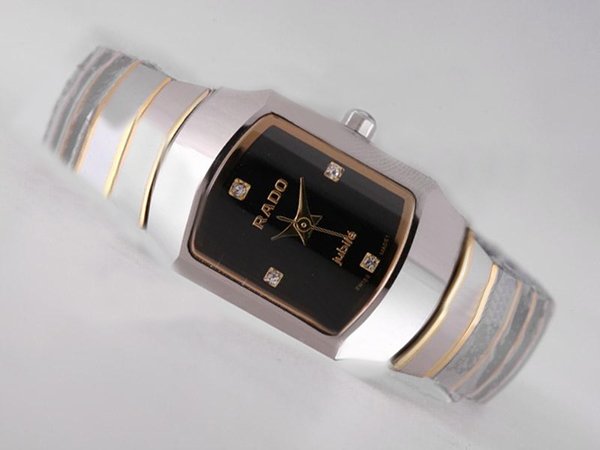 Rado Classic Jubile 148.30288.5 Quartz Rectangle Black Dial Watch watches