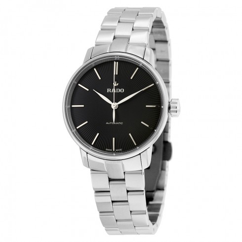 Rado Coupole Classic Automatic Black Dial Stainless Steel Ladies Watch R22862153 watches
