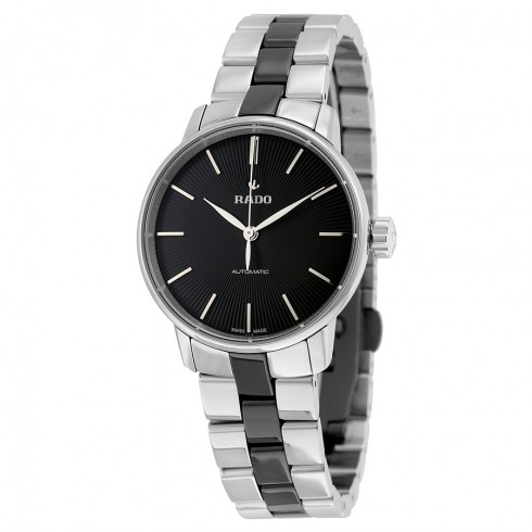 Rado Coupole Classic Automatic Black Dial Two-tone Ladies Watch R22862152 watches