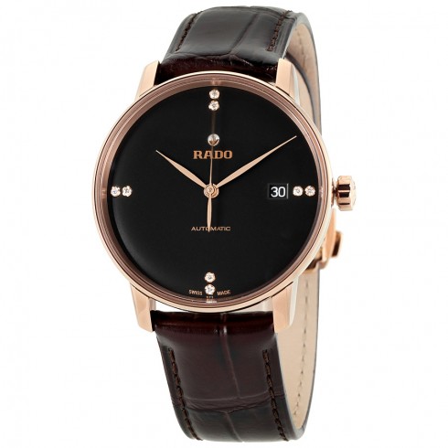 Rado Coupole Classic Black Dial Automatic Unisex Watch R22861755 watches