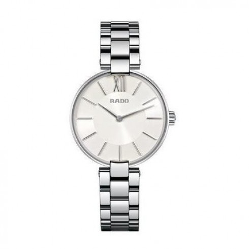 Rado Coupole Silver Dial Stainless Steel Ladies Watch R22850013 watches