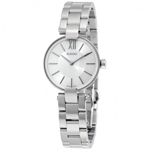 Rado Coupole Silver Dial Ladies Stainless Steel Watch R22854013 watches
