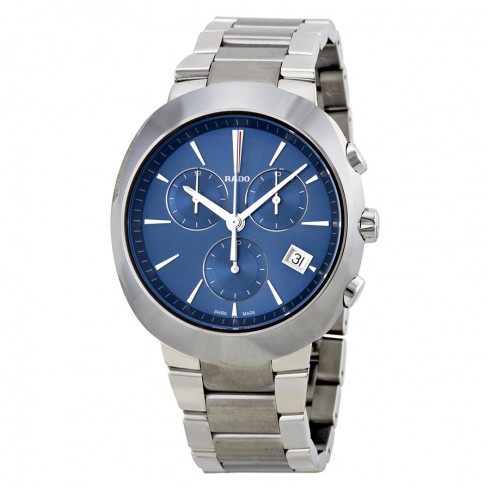 Rado D-Star Chronograph Blue Dial Ceramos and Stainless Steel Men's Watch R15937203 watches