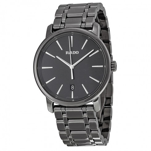 Replica Rado DiaMaster Black Dial Plasma Ceramic Men's Watch R14072177 Watch