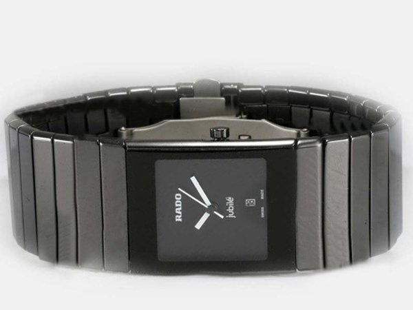 Rado DiaStar 120.0281.3 Quartz Man:26x32mm / Lady:18x24mm Black Dial Watch watches