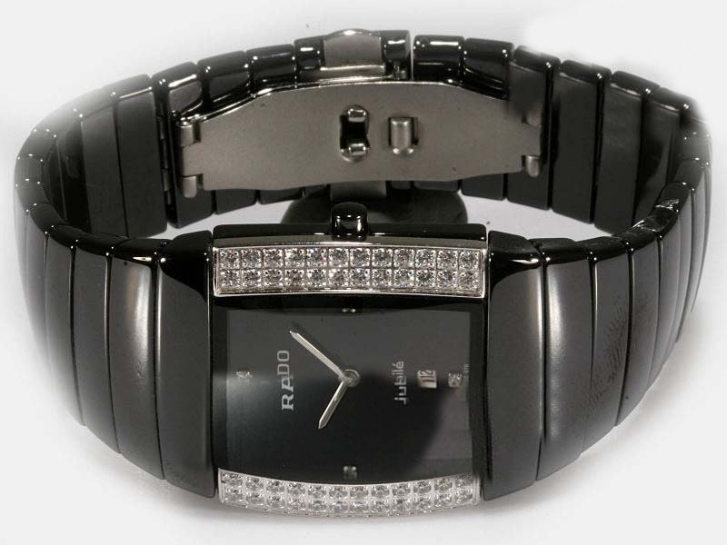 Rado DiaStar 152.0332.3 32x28mm Ceramic Case Black Dial Watch watches