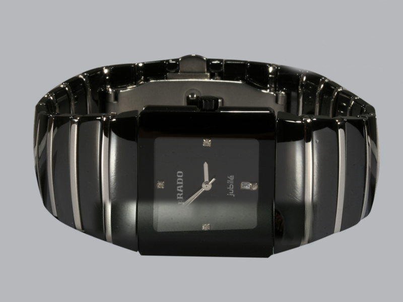 Rado DiaStar 152.0332.3 Ceramic Bezel Black Dial Quartz Watch watches