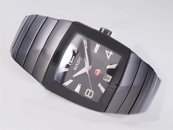 Rado DiaStar 25439 Ceramic Bezel Ceramic Case Black Dial Watch watches
