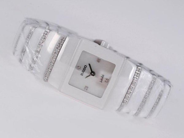 Replica Rado DiaStar 25467 Ceramic Bezel White Dial Ceramic Case Watch Watch