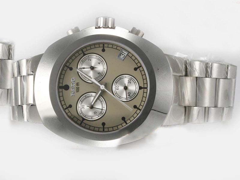 Rado DiaStar R12694153 Stainless Steel Bezel Yellow Dial Watch watches
