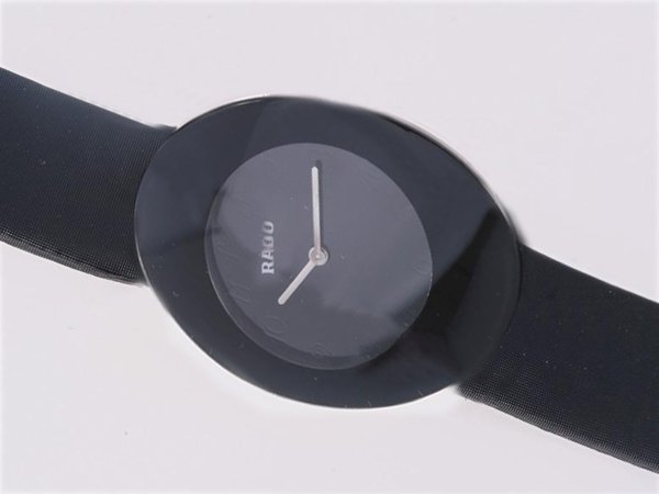 Rado eSenza 25444 Oval Blue Ostrich Leather Strap Midsize Watch watches