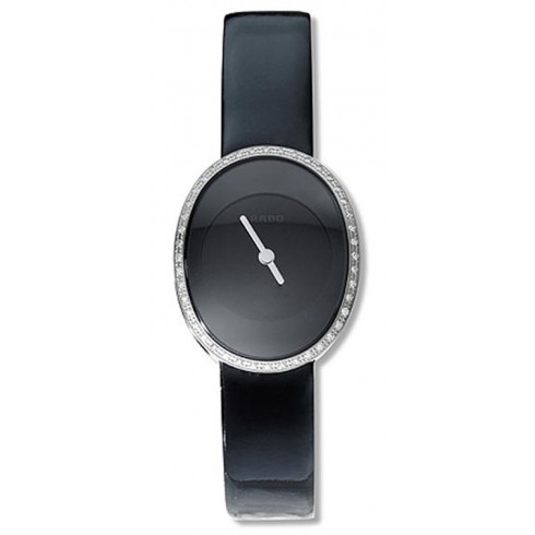 Rado Esenza Black Steel Diamond Medium Ladies Watch R53541156 watches