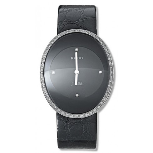 Rado Esenza Black Steel Diamond Men's Watch R53541716 watches