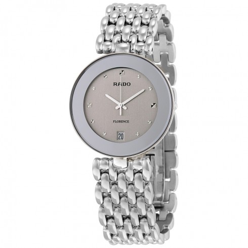 Rado Flourence Gray Dial Ladies Stainless Steel Watch R48792103 watches
