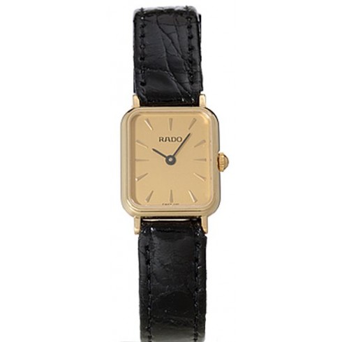 Rado Gold Rectangle Ladies Watch R91181255 watches