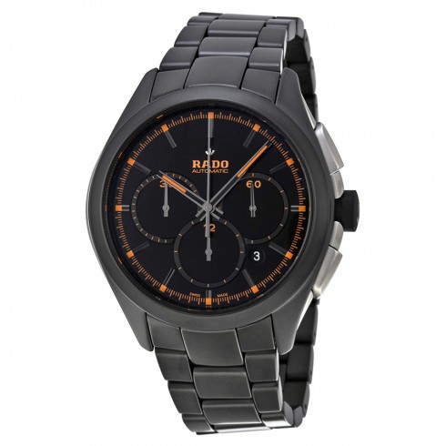 Rado Hyperchrome Automatic Chronograph Black Dial Black Ceramic Men's Watch R32525162 watches