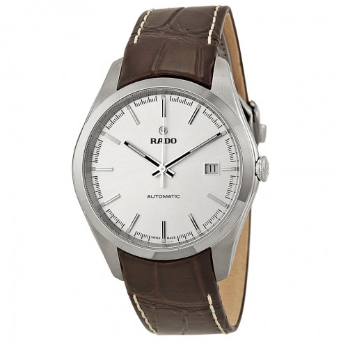 Rado Hyperchrome Automatic Silver Dial Brown Leather Men's Watch R32115105 watches