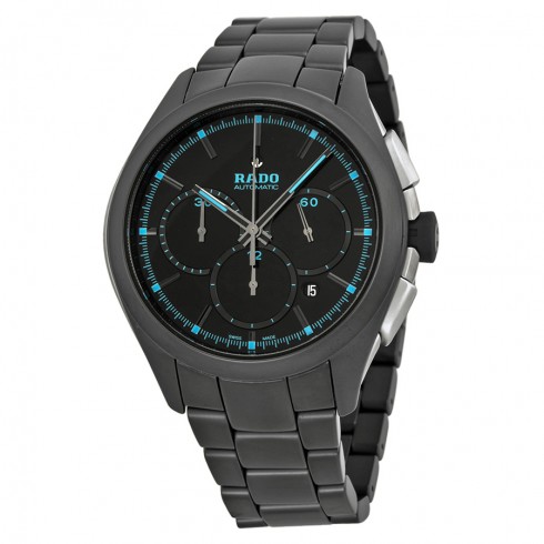 Rado HyperChrome Chronograph Black Dial Black Ceramic Men's Watch R32525152 watches