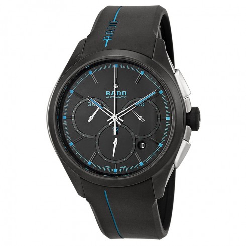 Rado Hyperchrome XXL Chronograph Black Dial Watch R32525159 watches