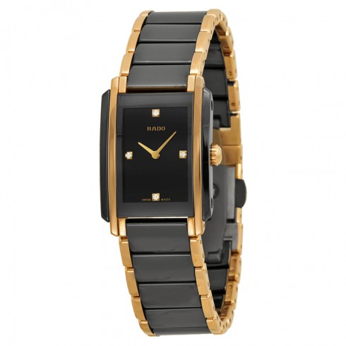 Rado Integral Jubile Ceramic Black Dial Watch R20612712 watches