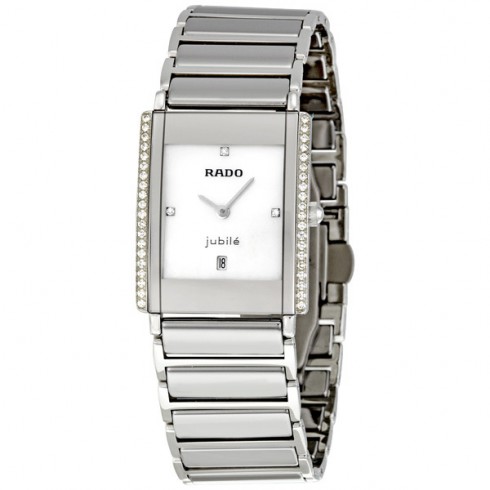 Rado Integral Jubile Large Ceramic Diamond Unisex Watch R20429909 watches