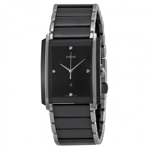 Rado Integral Jubile Two-Tone Black Ceramic Watch R20206712 watches