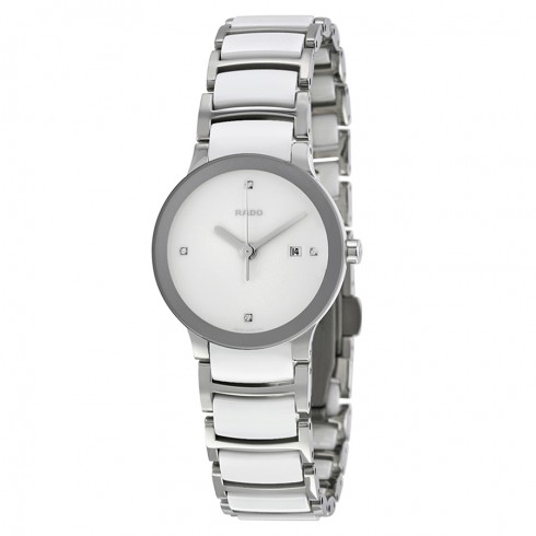 Rado Jubile Centrix Silver Dial Stainless Steel Ladies Watch R30928722 watches