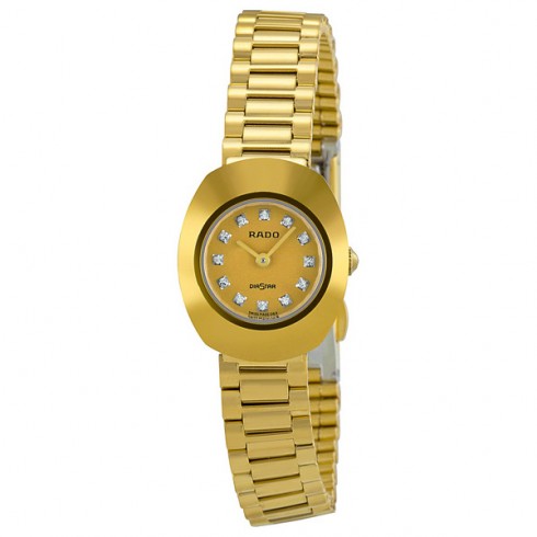 Rado Original Jubile Gold Tone Stainless Steel Ladies Watch R12559633 watches