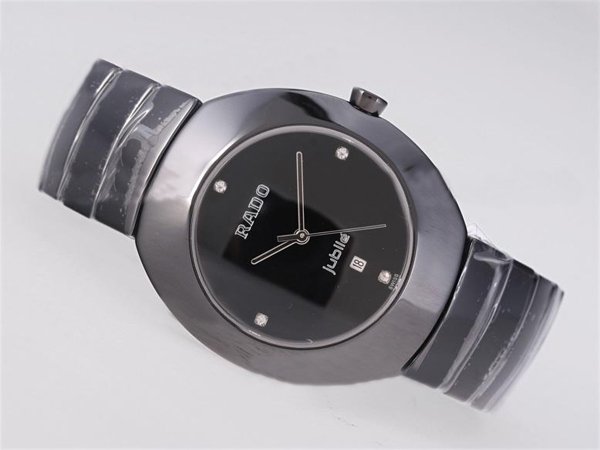 Rado Ovation R26494712 Black Ceramic Strap Black Dial 36x40mm Watch watches