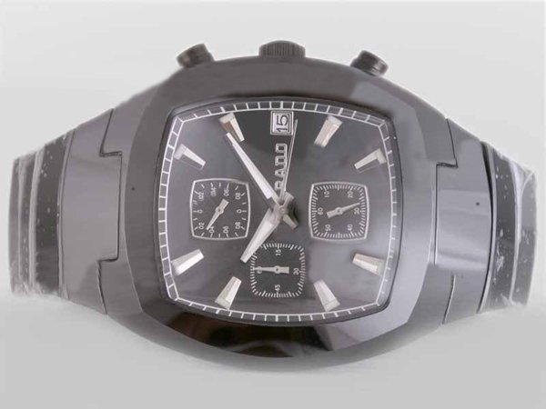Rado Sintra 180.0286.5 Black Dial Quartz Chronograph 41x44mm Watch watches