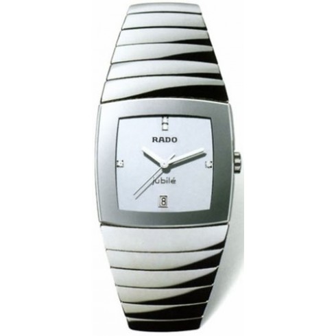 Rado Sintra Jubile Silver Dial Platinum Ceramic Men's Watch R13719702 watches