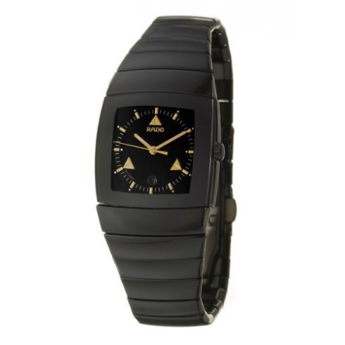 Rado Sintra Quartz Black Dial Black Ceramic Ladies Watch R13725172 watches