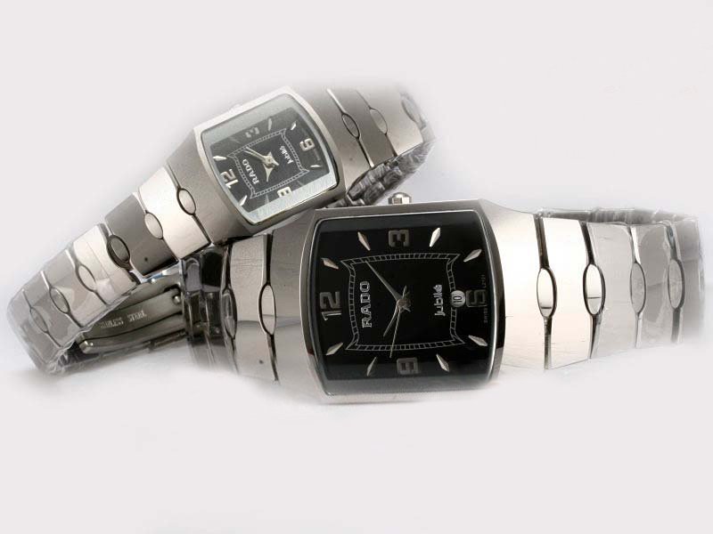 Rado Sintra R13877712 Silver Tungsten Steel Strap Square Midsize Watch watches